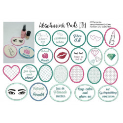 Stickserie ITH - Abschminkpads Kosmetikpads